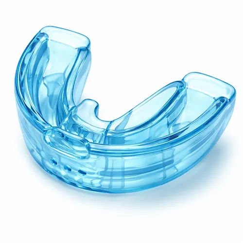 Myobrace pre-orthodontic appliance is used to correct mouth breathing and tongue posture at Al Rabeeh Dental Clinic in Oman.