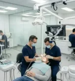 Professional dental procedure performed by expert dentists in Muscat in a clean clinical environment.